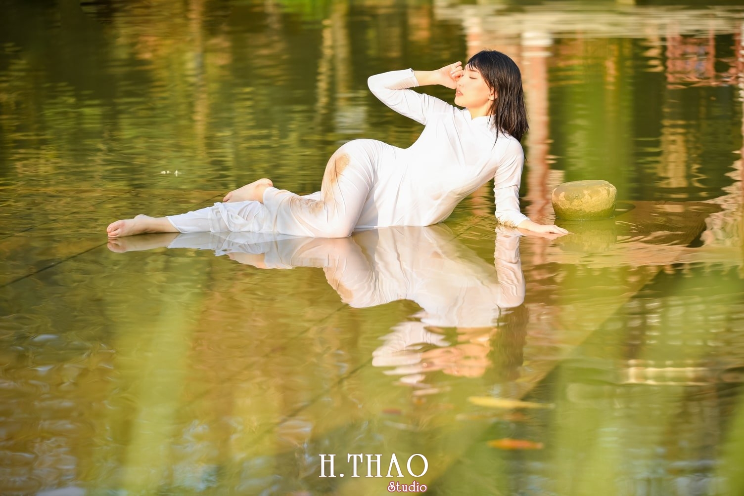 Anh ao dai 23 min - Album chụp ảnh tại bảo tàng áo dài quận 9 đẹp lung linh - HThao Studio