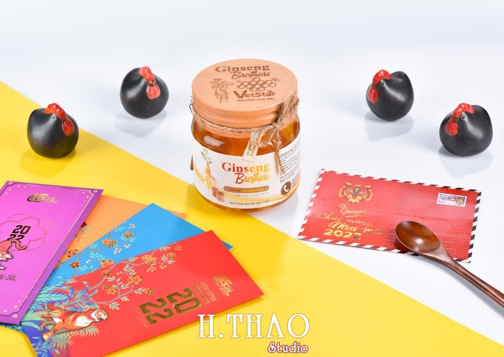 Anh san pham 76 min - Chụp ảnh sản phẩm giỏ quà tết Nhân sâm Combo - HThao Studio