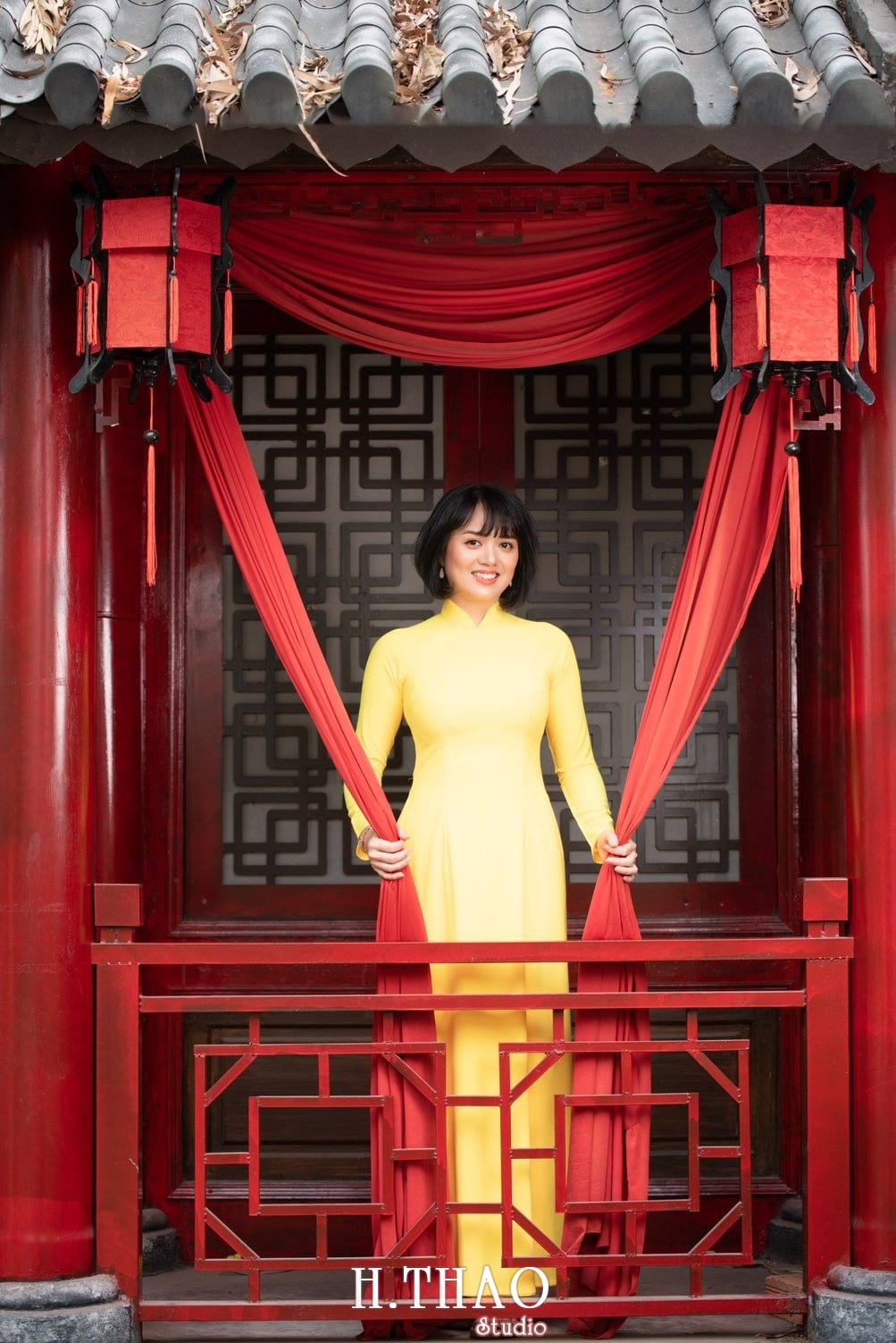 Ao dai tet 2021 4 - Album áo dài xuân chị Trang chụp tại Alibaba tuyệt đẹp - HThao Studio