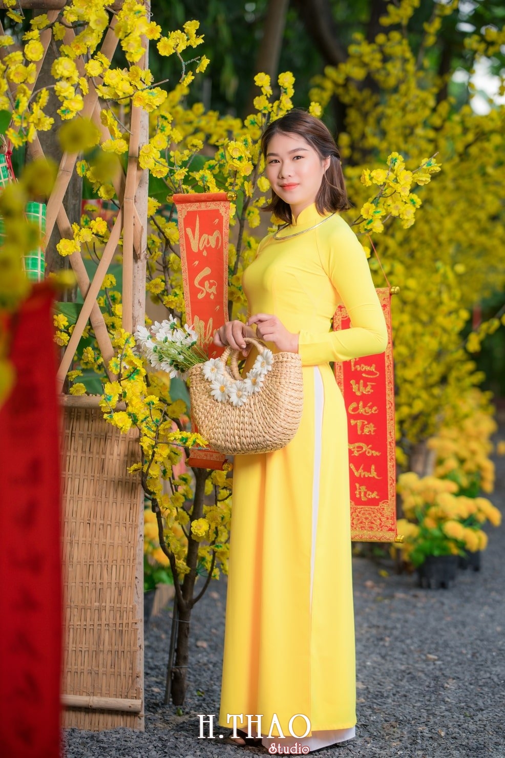 Ao dai tet 3 - Chụp ảnh áo dài tết đẹp giá rẻ tại Tp.HCM – HThao Studio