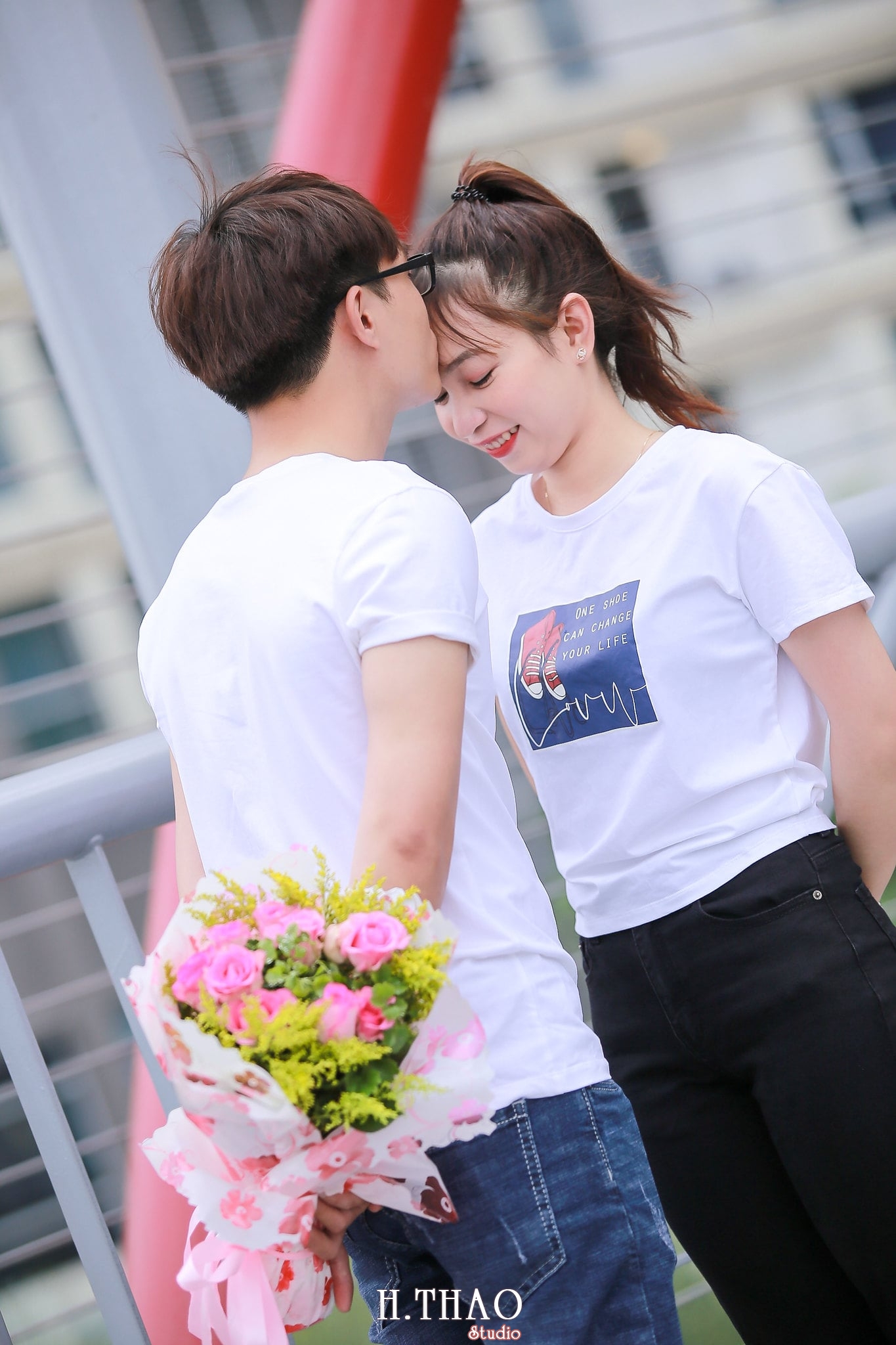 Anh couple sieu de thuong 6 - Chụp ảnh Couple dễ thương tại thành phố Hồ Chí Minh