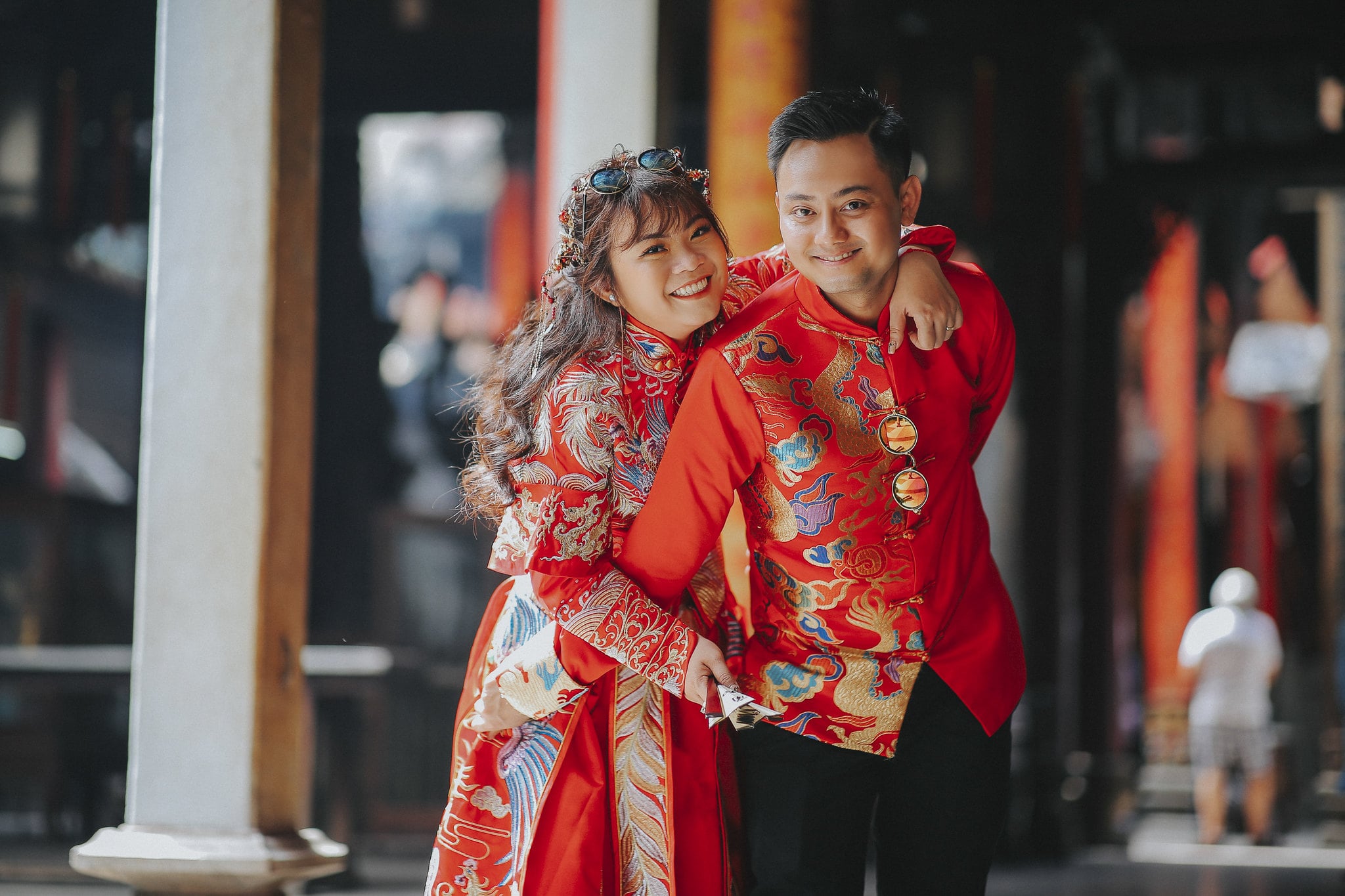 couple co trang 16 - Bộ ảnh couple cổ trang chụp tại chùa bà thiên hậu- HThao Studio