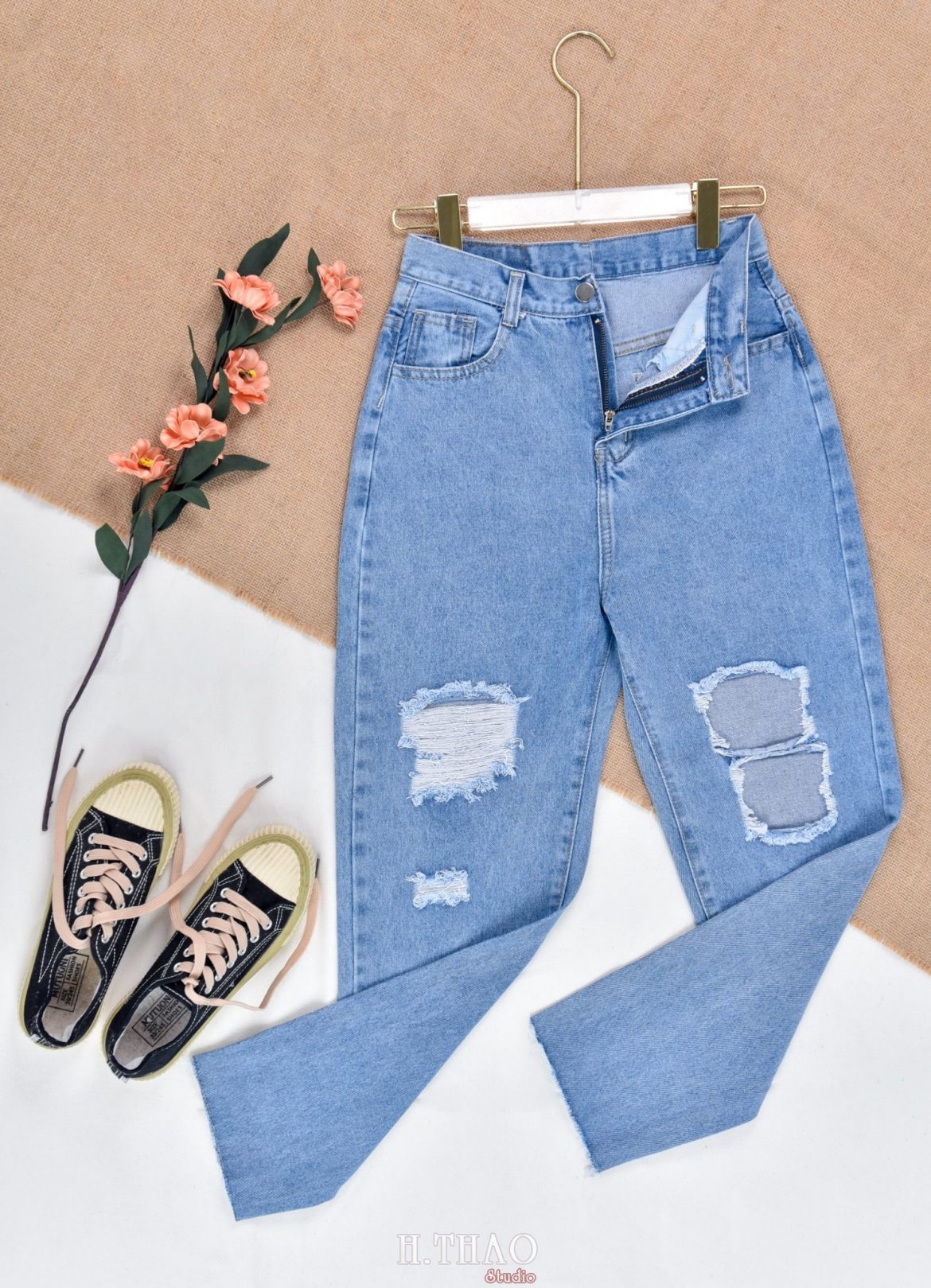 Chụp ảnh sản phẩm quần jean đẹp