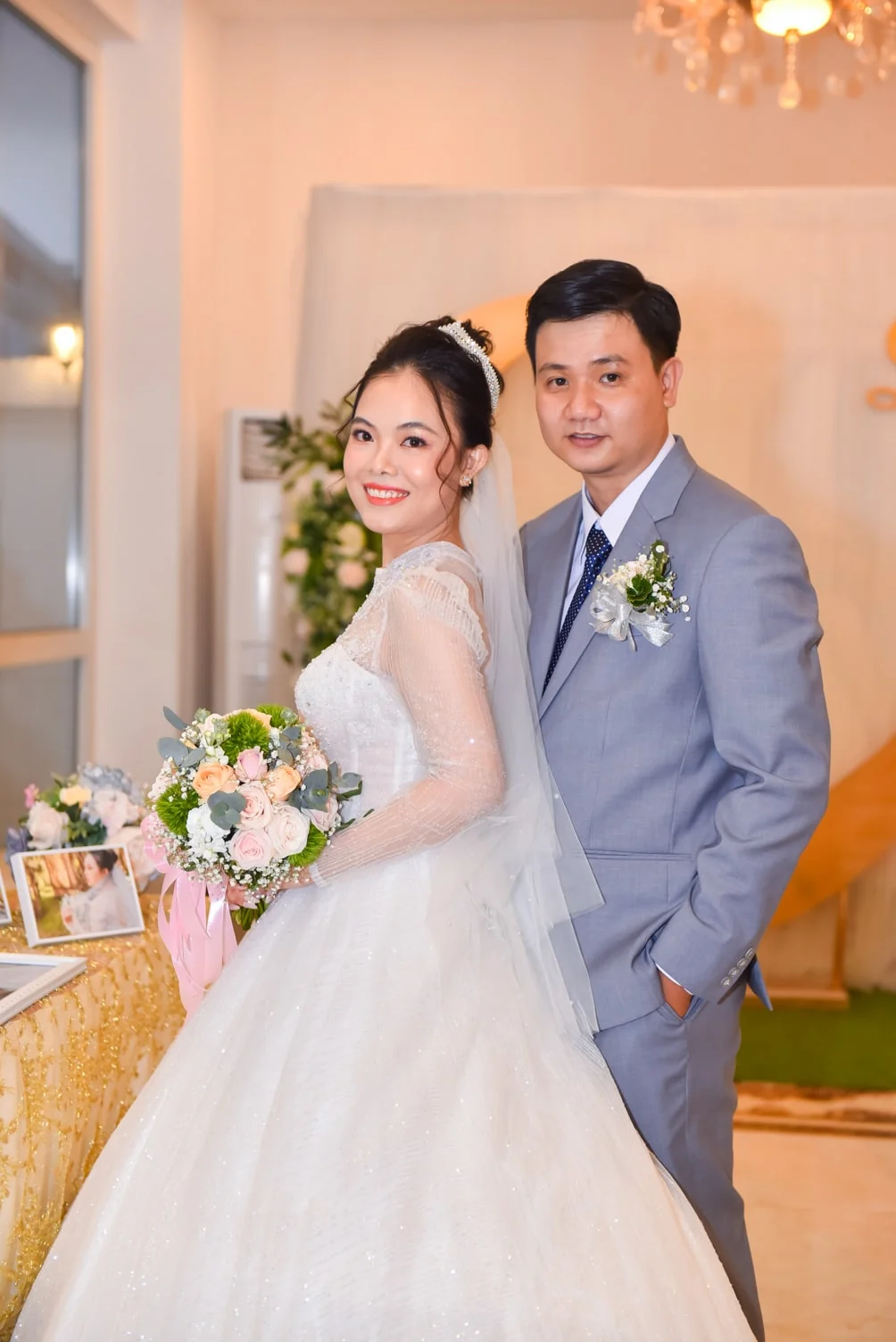 Anh tiec cuoi 3 min - Chụp hình tiệc cưới giá rẻ chất lượng tại Tp.HCM – HThao Studio