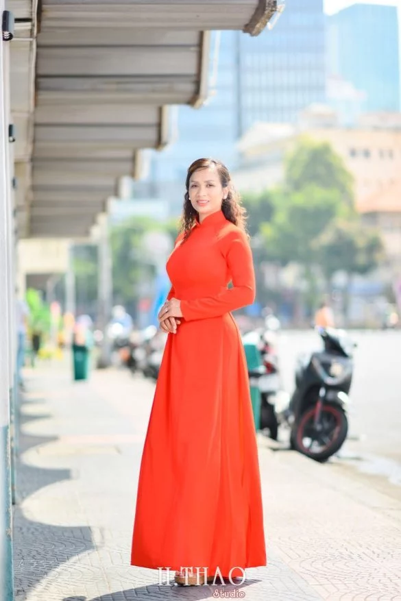 Anh ao dai cho ben thanh 17 min 585x877 - B&aacute;o gi&aacute; chụp ảnh ngoại cảnh 1 người nam nữ tại Tp.HCM