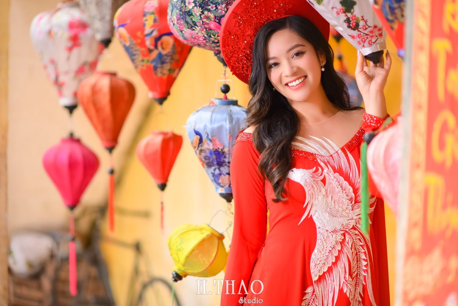 Anh couple 12 min - Bộ ảnh cưới áo dài truyền thống theo phong cách Việt đẹp – HThao Studio