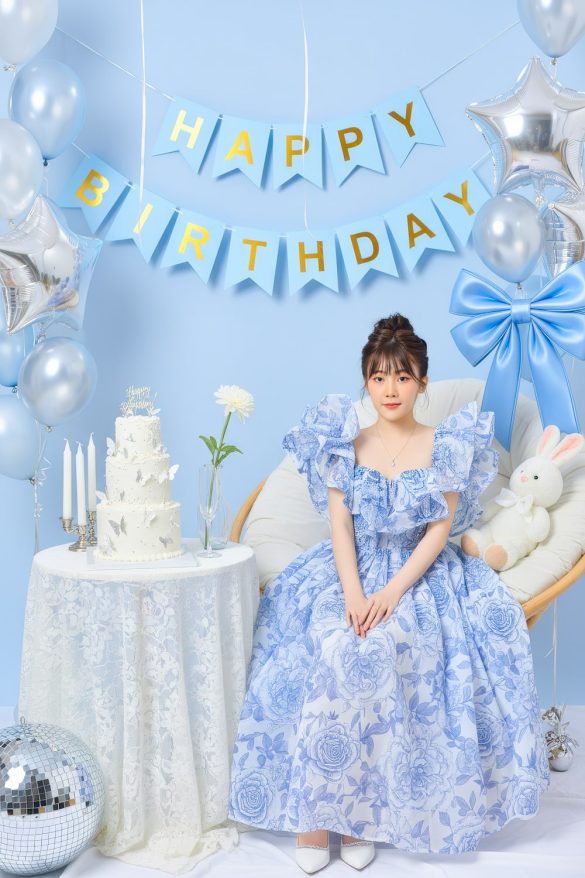 Anh SN 9 min 585x878 - Bảng giá & concept chụp ảnh sinh nhật đẹp tại Tp.HCM - HThao Studio