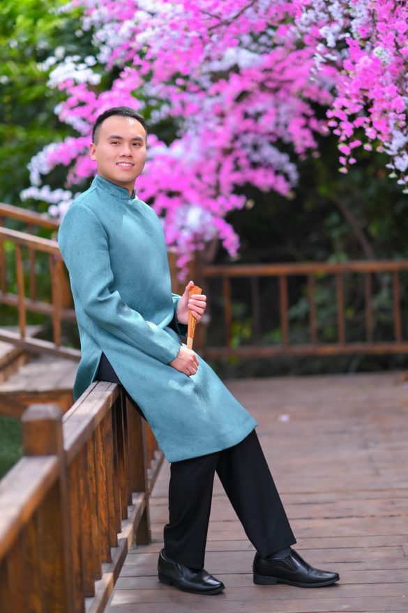 Anh ao dai tet dep 13 min 585x879 - Album ảnh tết chụp tại phim trường Paris quận 9 đẹp