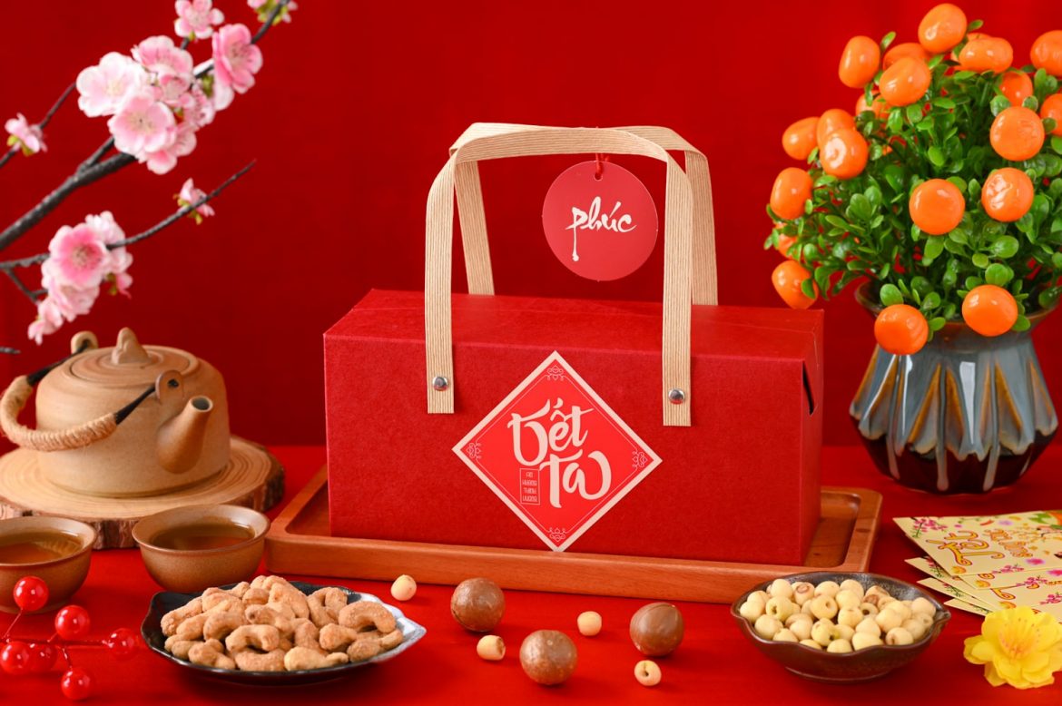 Album hộp quà tết xinh xắn