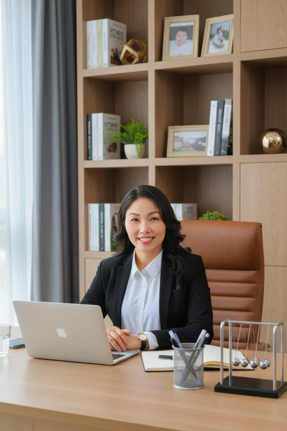 Báo giá chụp hình Công ty -Doanh nghiệp ở Tp.HCM Anh DN nu 8 min 585x878 - Báo giá chụp hình Công ty -Doanh nghiệp ở Tp.HCM