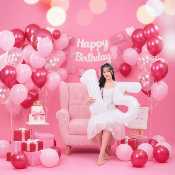 Anh sinh nhat 03 7 min 585x585 - Bộ ảnh sinh nhật em Linh tone hồng HOT TREND hiện nay