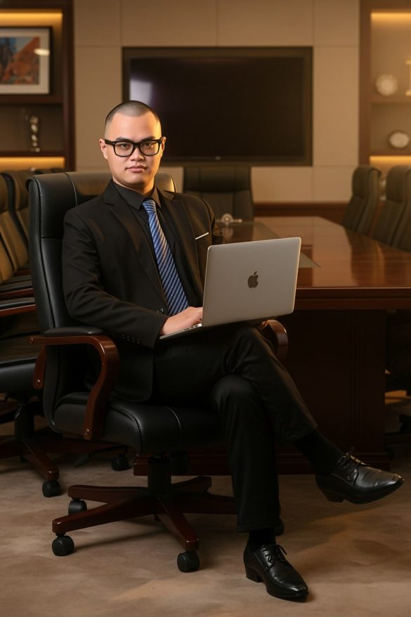 Anh giam doc 1 min 585x878 - 3 Concept chụp ảnh giám đốc chuyên nghiệp, sang trọng