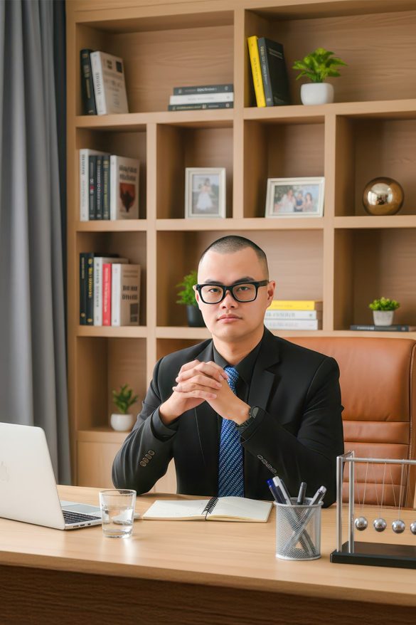 Anh giam doc 8 min 585x878 - 3 Concept chụp ảnh giám đốc chuyên nghiệp, sang trọng