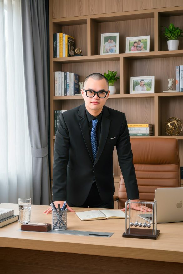 Anh giam doc 9 min 585x878 - 3 Concept chụp ảnh giám đốc chuyên nghiệp, sang trọng