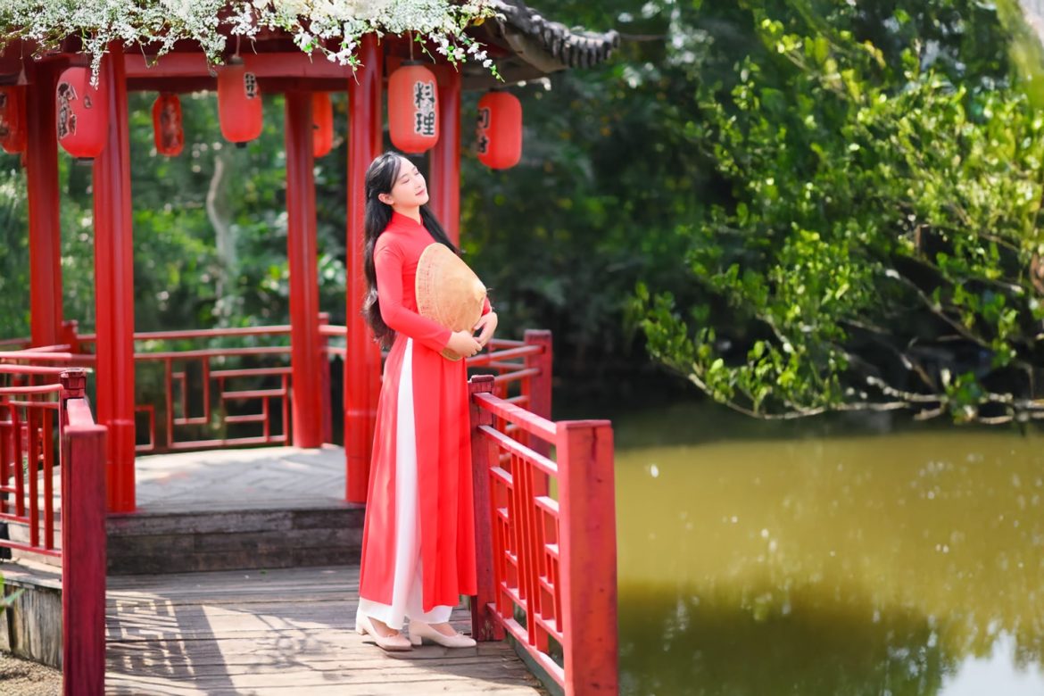 Ảnh áo dài tết đẹp