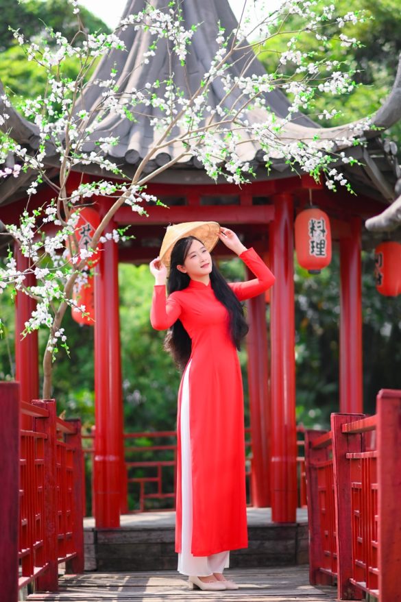 Anh ao dai tet min 16 585x878 - Album &aacute;o d&agrave;i tết truyền thống chụp tại quận 9 đẹp, ấn tượng